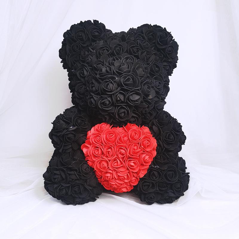 Rose Bear Teddy - Red