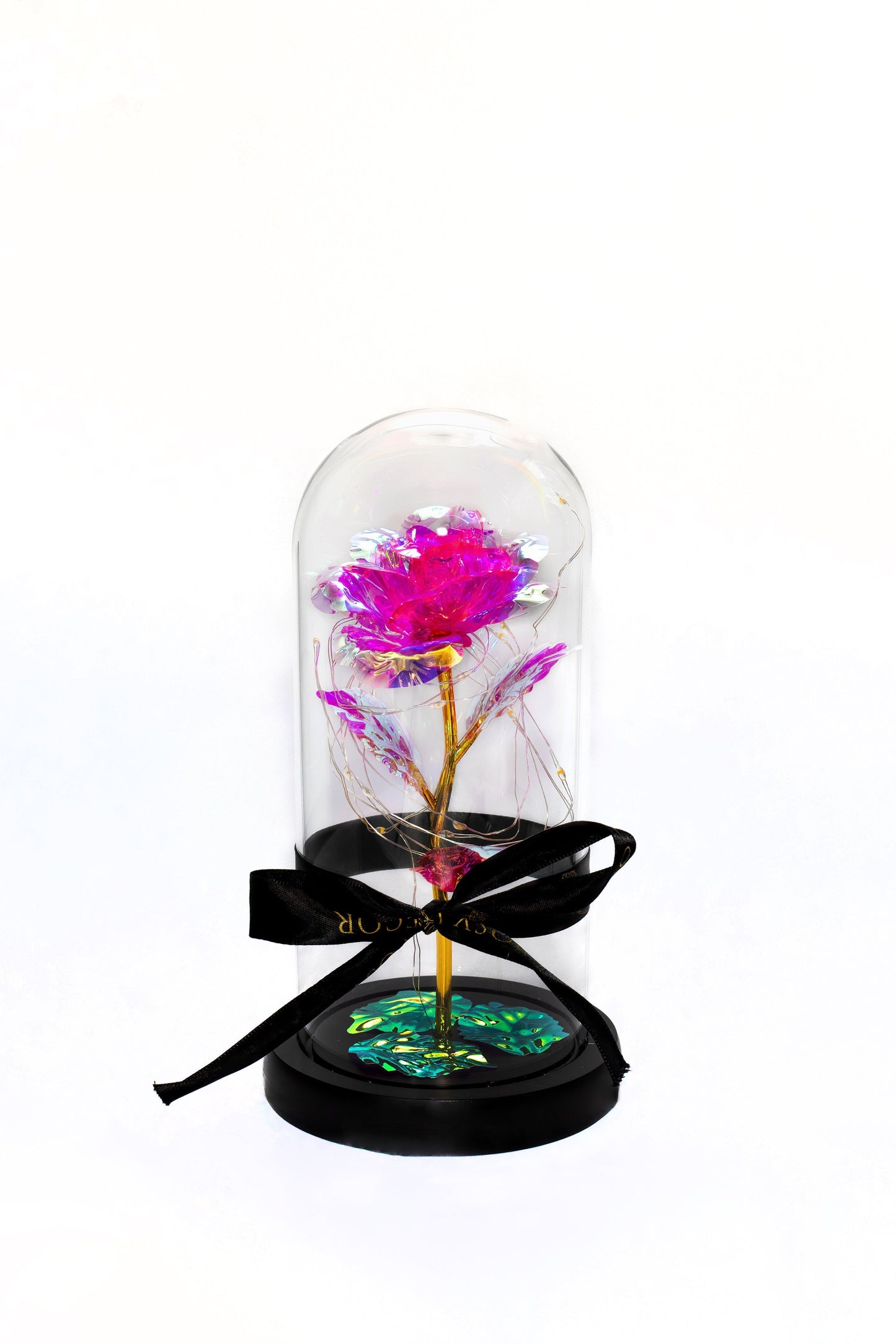 Galaxy Light Rose Dome - Purple