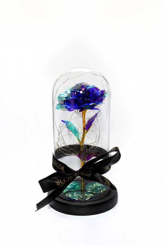 Galaxy Light Rose Dome - Purple